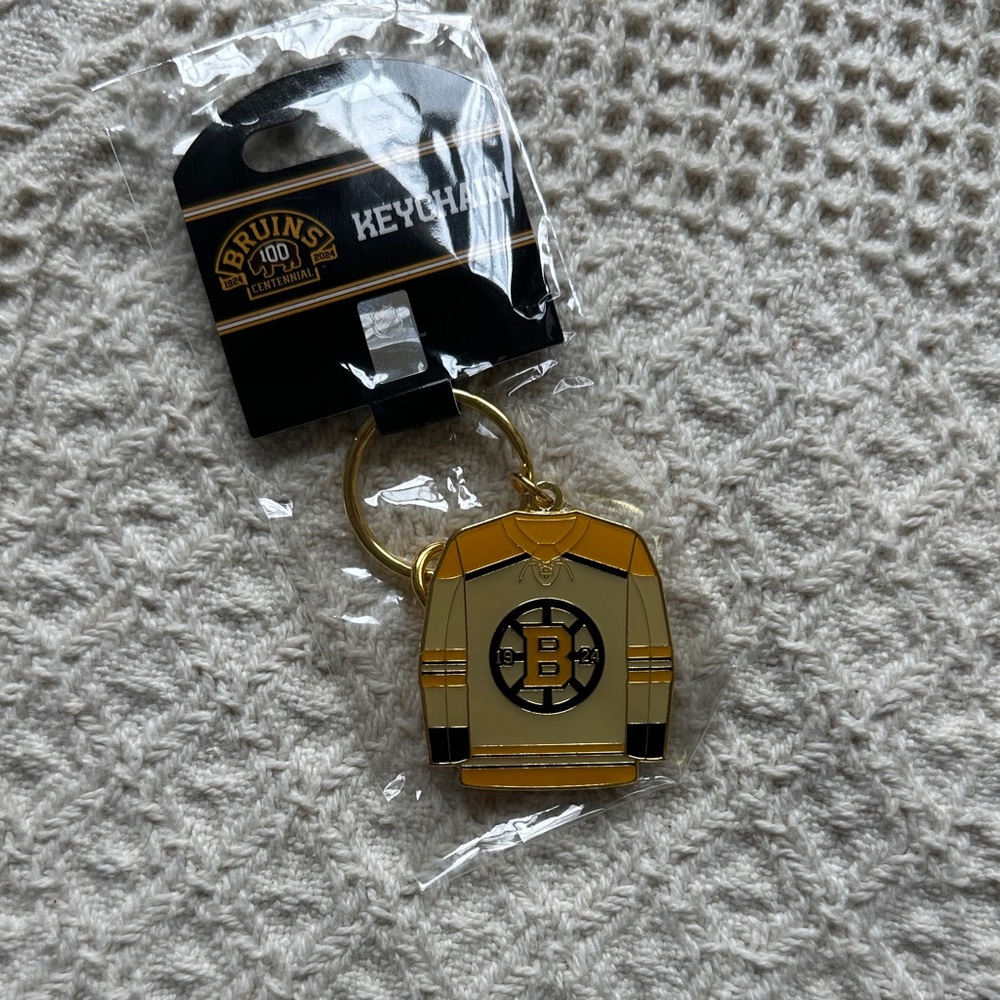 Boston Bruins Keychain